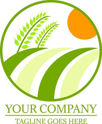 Farming company logo tamplate