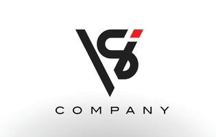 SV Logo.  Letter Design Vector. vector