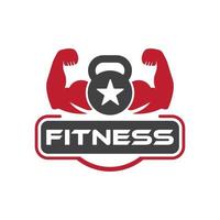 fitness gym logo design concept free vector
