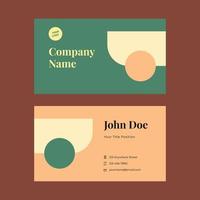 Uniq Business card design template, suitable for content marketing tool vector