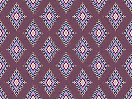 Pattern Ethnic fabric texture Geometric Vector Aztec oriental illustration retro ceramic tile