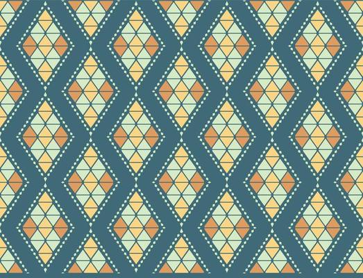 Pattern Ethnic fabric texture Geometric Vector Aztec oriental illustration retro ceramic tile