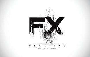 FX F X Logo Design with Black and White Creative Text Letter Vector.  4900265 Vector Art at Vecteezy