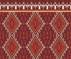 Pattern Ethnic fabric texture Geometric Vector Aztec oriental illustration retro ceramic tile