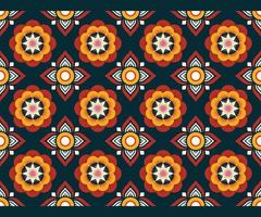 Pattern Ethnic fabric texture Geometric Vector Aztec oriental illustration retro ceramic tile