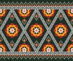 Pattern Ethnic fabric texture Geometric Vector Aztec oriental illustration retro ceramic tile