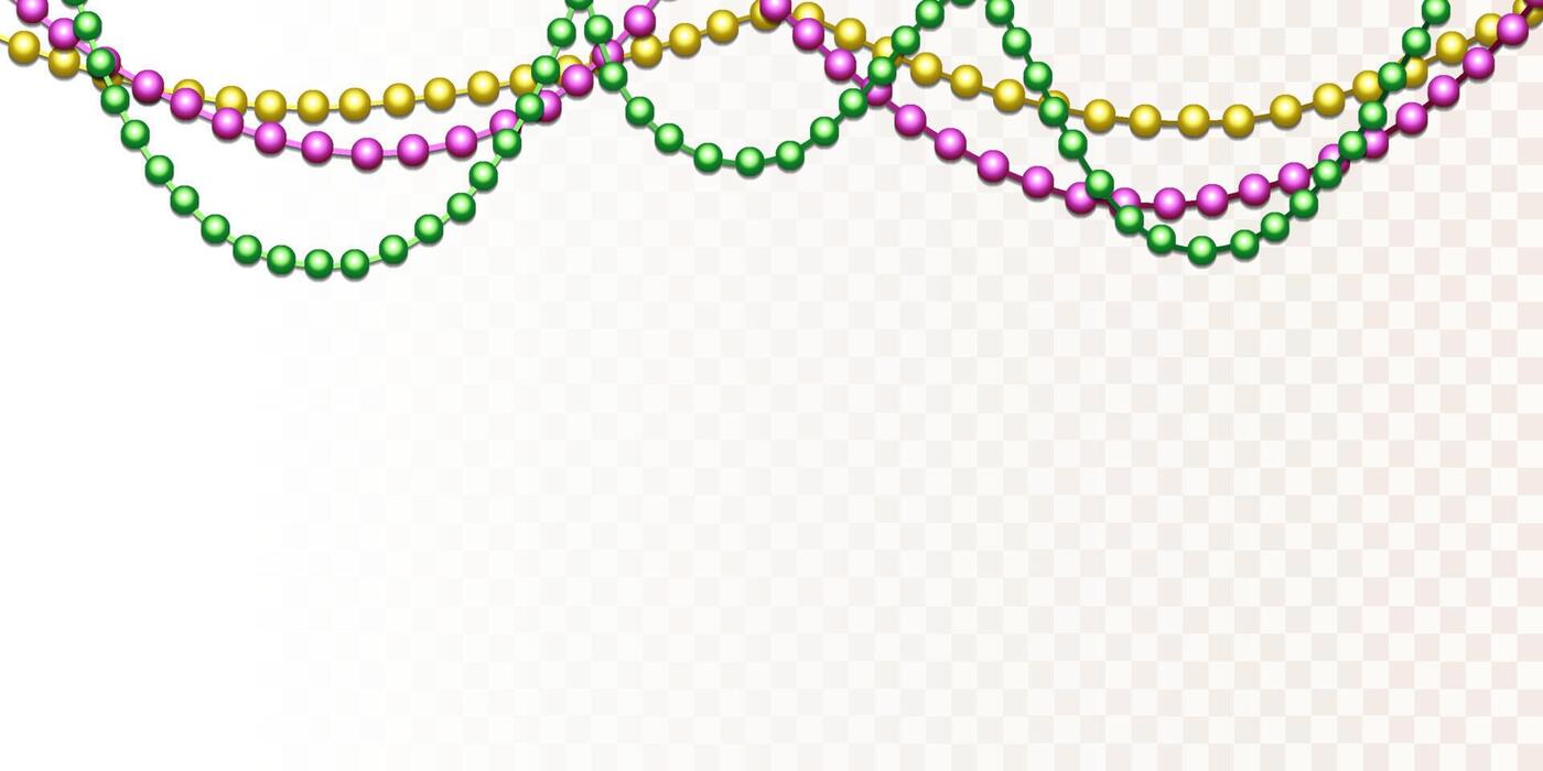 Mardi Gras Beads Vector Art, Icons, and Graphics for Free Download