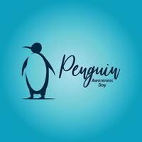 Penguin Awareness Day Vector Illustration