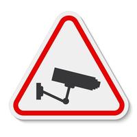 icono de video vigilancia cámara CCTV. vector