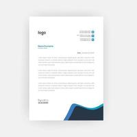 Simple creative modern letter head templates for your project design,a4 sizes. vector