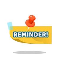 Reminder Clipart Icons