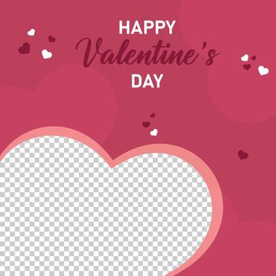 valentine day red and pink post design part ninety seven