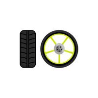 Car tires icons illustration vector