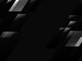 Dark geometric black abstract background elegent design pattern vector