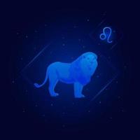 leo zodiac sign icons,leo of Zodiac with galaxy stars background,Astrology horoscope with signs vector