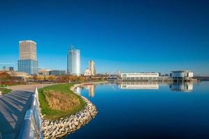 Milwaukee skyline in USA photo