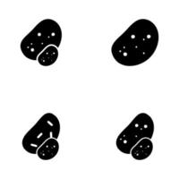 potatoes icon vector