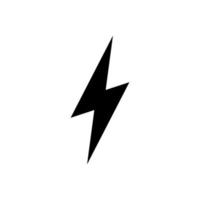 lightning icon simple design vector