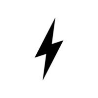 lightning icon simple design vector