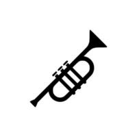 trumpet icon design vector