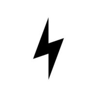lightning icon simple design vector