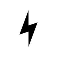 lightning icon simple design vector