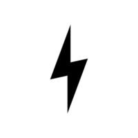 lightning icon simple design vector