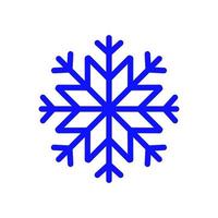 icono de copo de nieve. icono de nieve aislado sobre fondo blanco. símbolo de invierno, congelado, navidad, vacaciones de año nuevo. vector