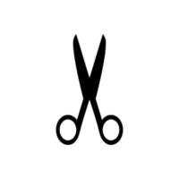 scissors glyph icon vector