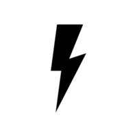 lightning icon simple design vector