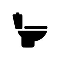 Toilet vector icon simple design