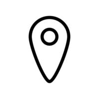 location icon line style vector