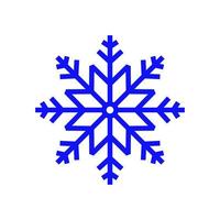 icono de copo de nieve. icono de nieve aislado sobre fondo blanco. símbolo de invierno, congelado, navidad, vacaciones de año nuevo. vector