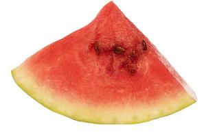 Piece of watermelon isolated on white background. Watermelon isolate. photo