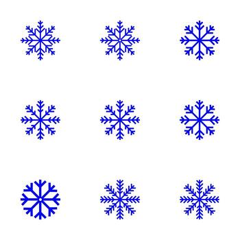 snow icon simple design perfect for all project vector