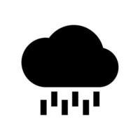 Hard Rain Icon vector