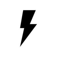 lightning icon simple design vector