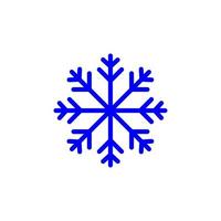 icono de nieve diseño simple perfecto para todos los proyectos vector