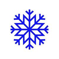 icono de copo de nieve. icono de nieve aislado sobre fondo blanco. símbolo de invierno, congelado, navidad, vacaciones de año nuevo. vector