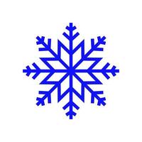 icono de copo de nieve. icono de nieve aislado sobre fondo blanco. símbolo de invierno, congelado, navidad, vacaciones de año nuevo. vector