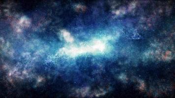 arrière plan bleu l'espace coloré la voie lactée l'univers les étoiles magnifique l'astronomie le ciel le paysage video