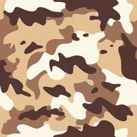 Camouflage Army Desert Brown and Cream Seamless Pattern vector