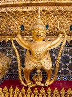 Demon Guardian in Wat Phra Kaew Grand Palace of Thailand. photo