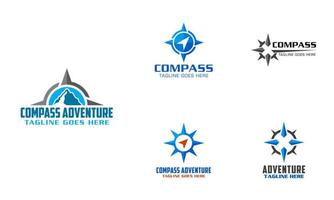 Compass Logo design concept vector