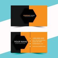 Vector Modern Creative and Clean Business Card Template. Vector illustration