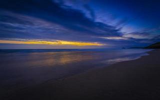 Perranporth Beach Cornwall Sunset photo