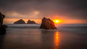 playa de holywell cornualles foto