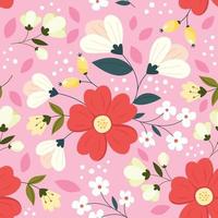 Spring Floral Seamless Pattern vector