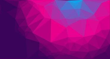 Abstract Low Polygon gradient background illustration. Low poly banner with triangle shapes vector