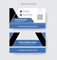 business card design template colorful and modern layout vector